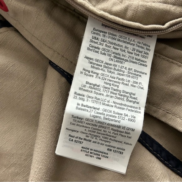 Geox Military Style Jacket - Picture 14 of 15